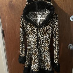 Halloween Cheetah Dress Costume 