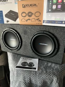 New Blaupunkt 10” DVC  subwoofers 🔊 package.
