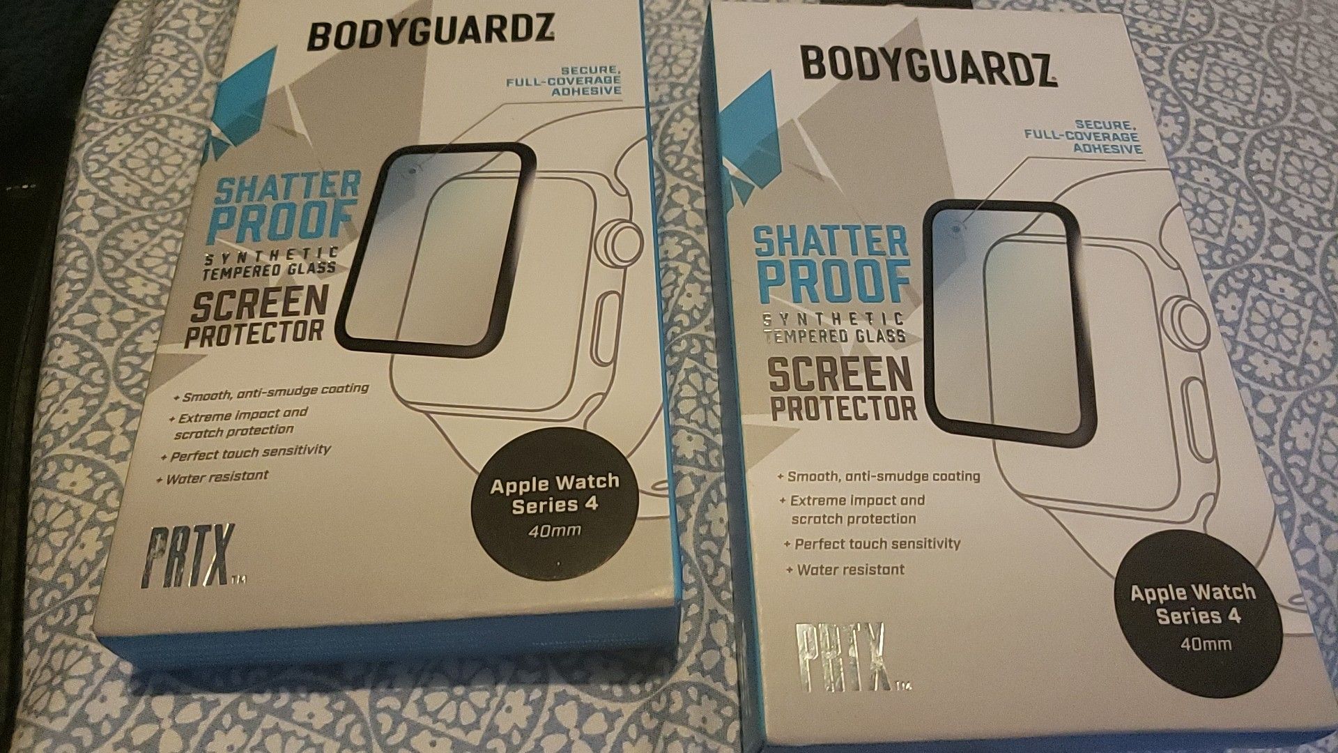 Bodyguardz PRTX screen protector Apple watch series 4 and 5 size 40mm