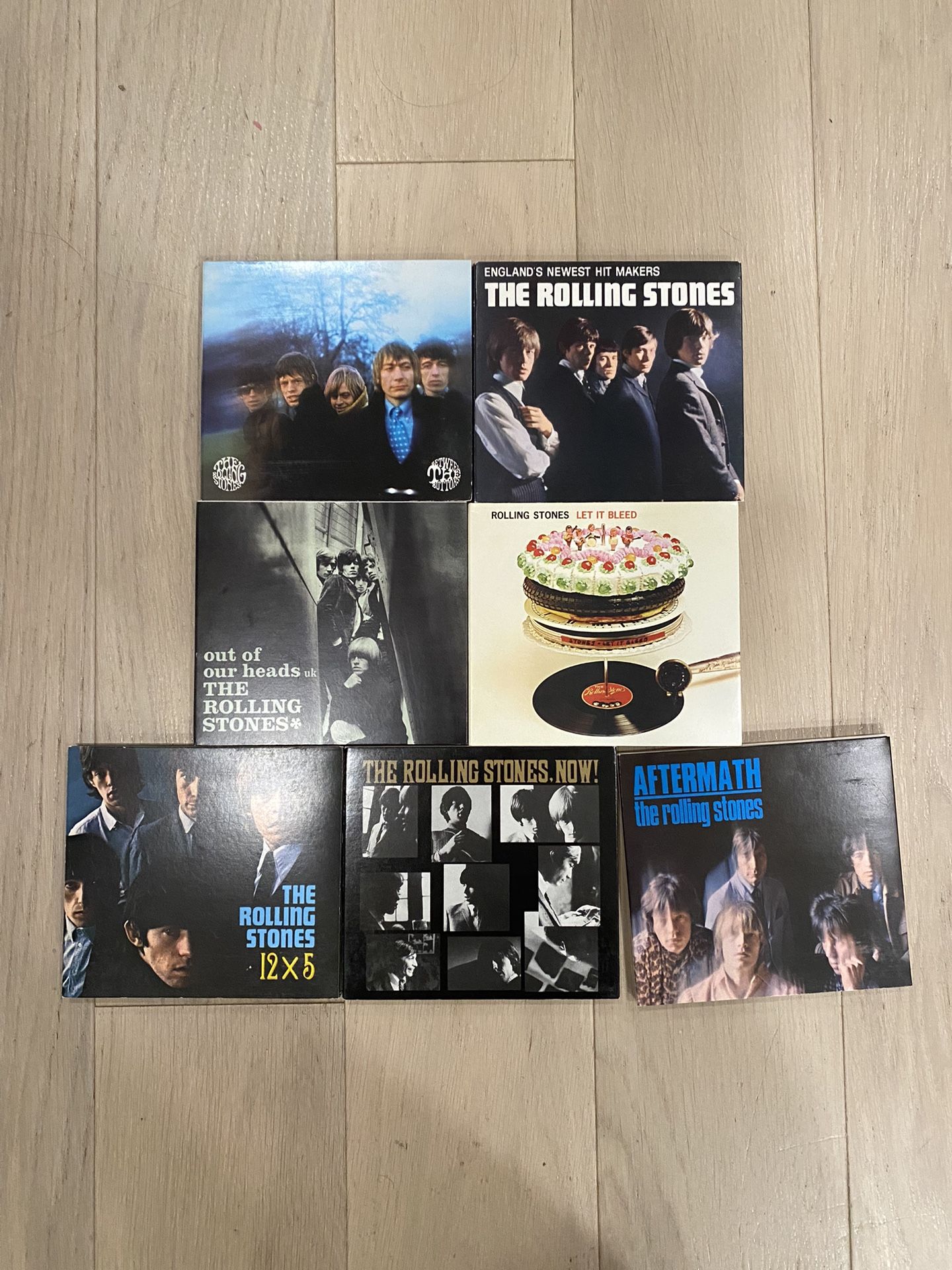 The Rolling Stones CD Lot Of 7 2002 USA SACD Digipak RARE Super Audio CD