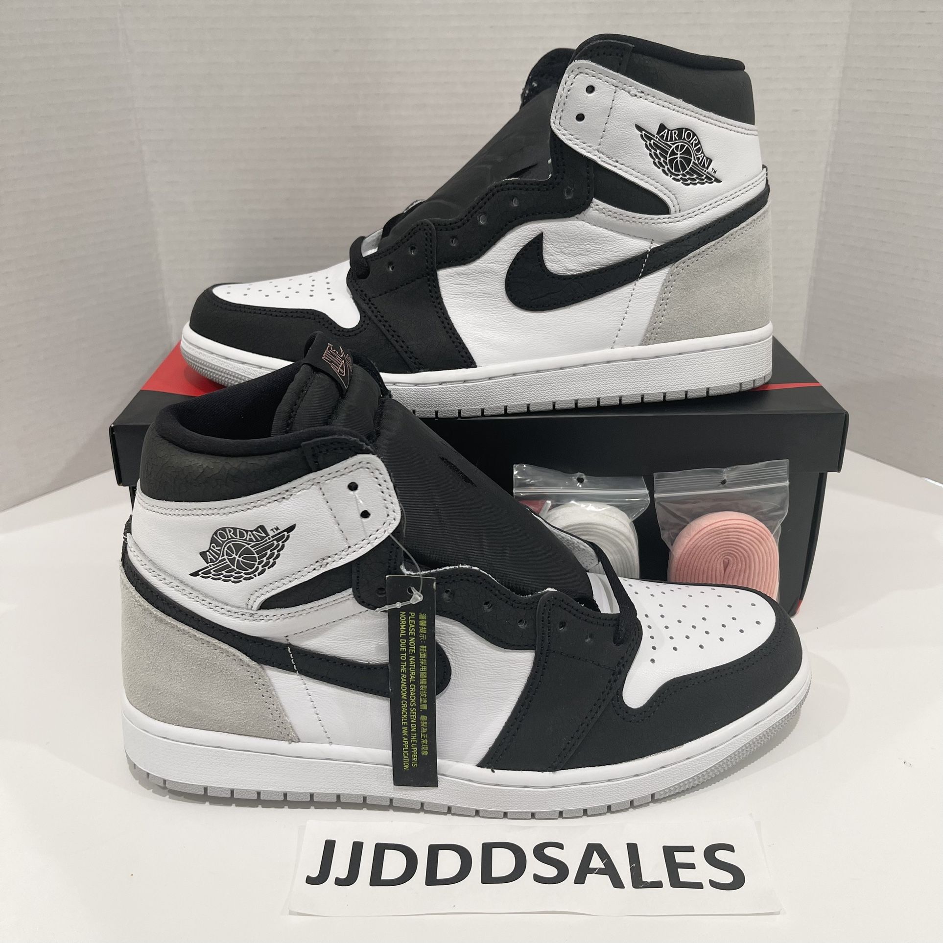 Nike Air Jordan 1 Retro High OG White Bleached Coral Black Men’s Size 11 NIB.   
