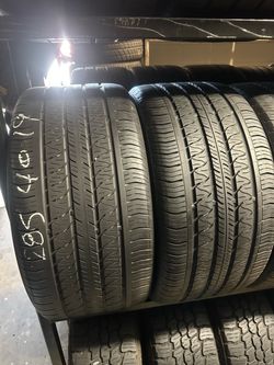 PAIR OF TIRE 285 40 19 CONTINENTAL 85% LIFE