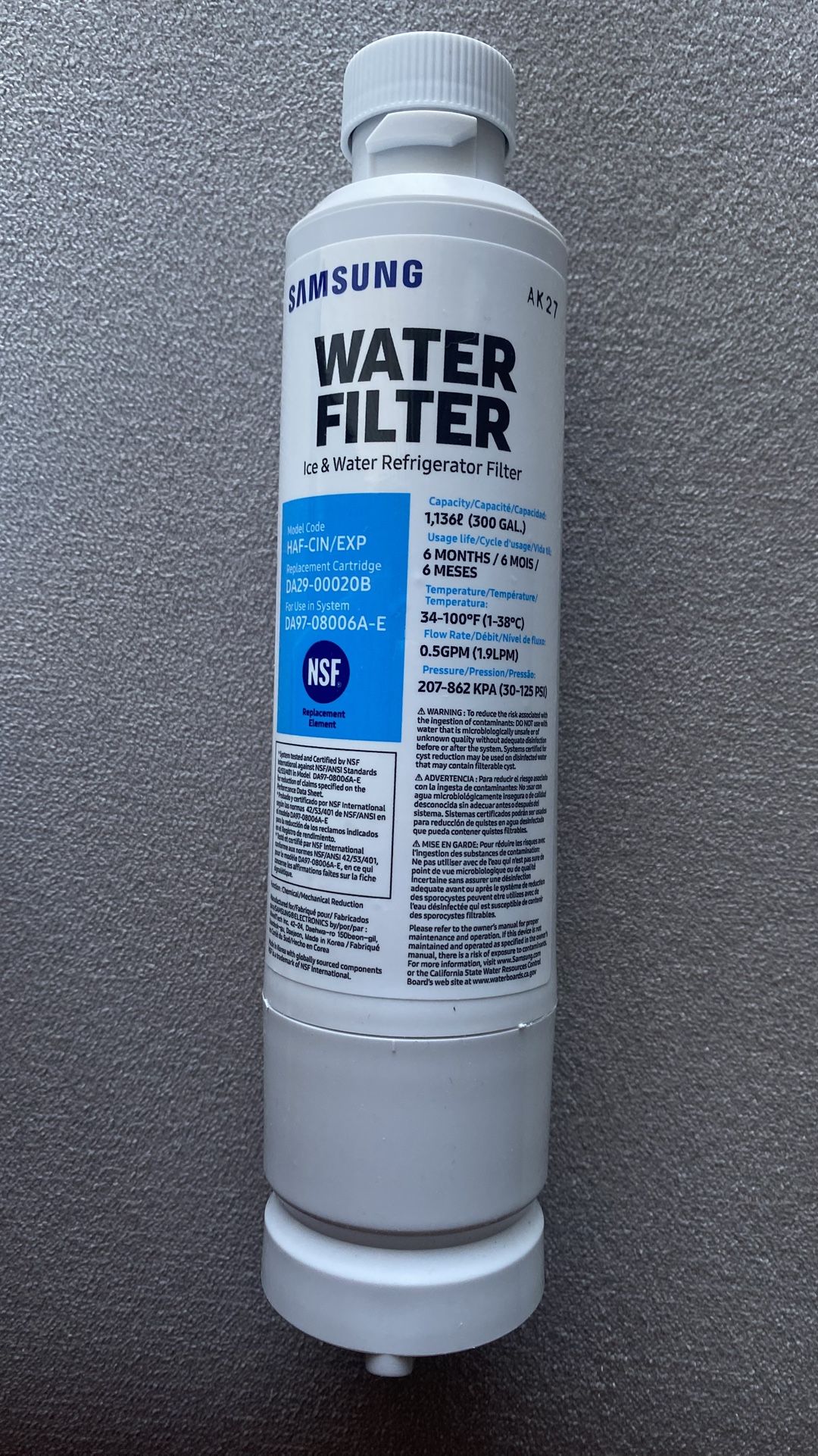 Samsung Water Filter