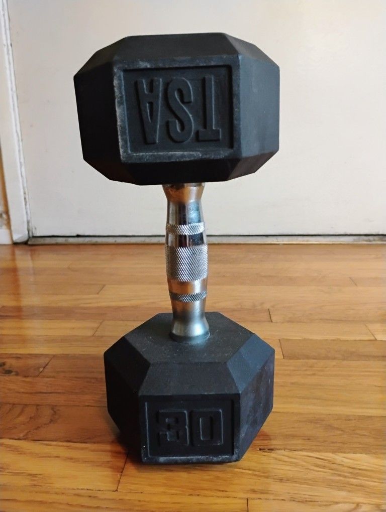 Single 30 Lb Dumbbell