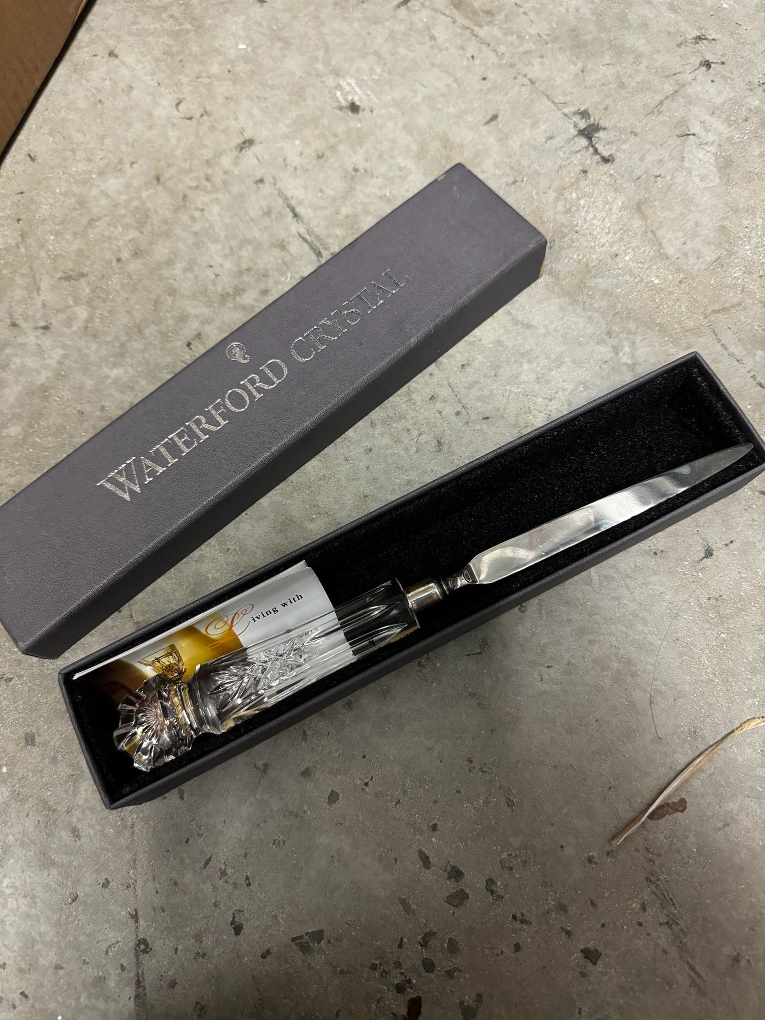 Crystal Letter Opener