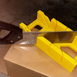 Miter-box & Saw