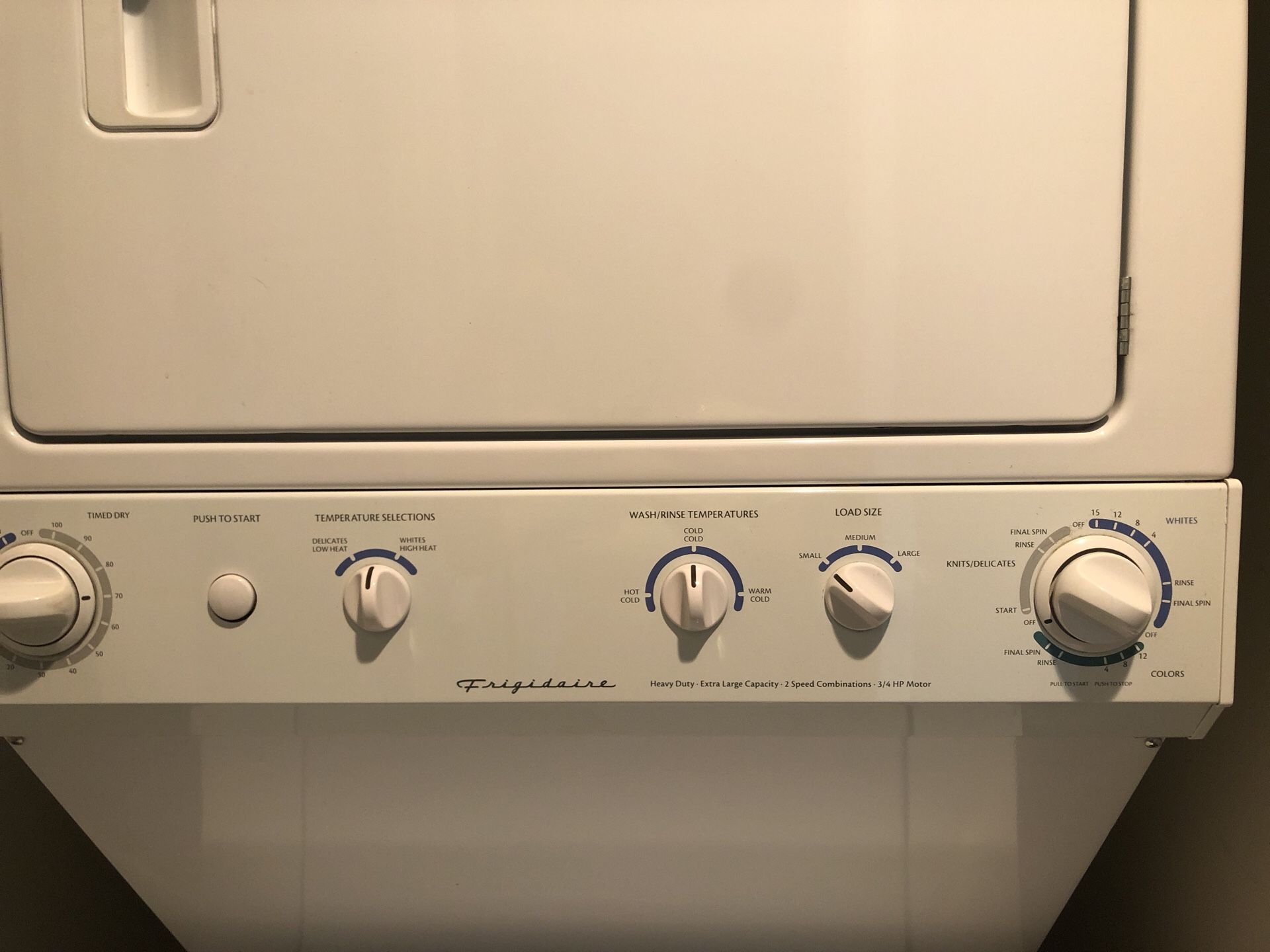 Frigidaire Heavy Duty Extra Large Capacity 2speed combination 3/4 HP
