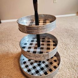 Hobby Lobby Galvanized 3 Tier Tray