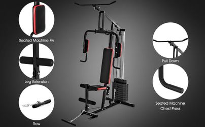 Goplus Multifunction Home Gym System