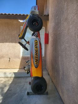 INTREPID Adult PRO GO KART SILVER STONE