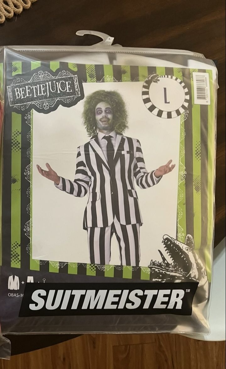 Beetlejuice Halloween Costume