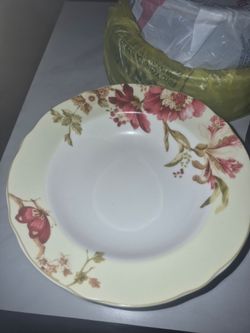 Floral Porcelain Dinner Plate