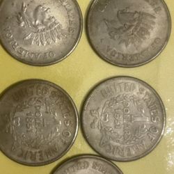 5 Old Coins 