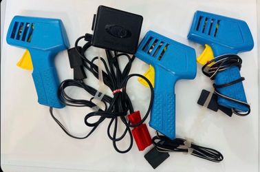 1978 Ideal Slot Car 3 Hand Controllers & Transformer Untested $5 As is