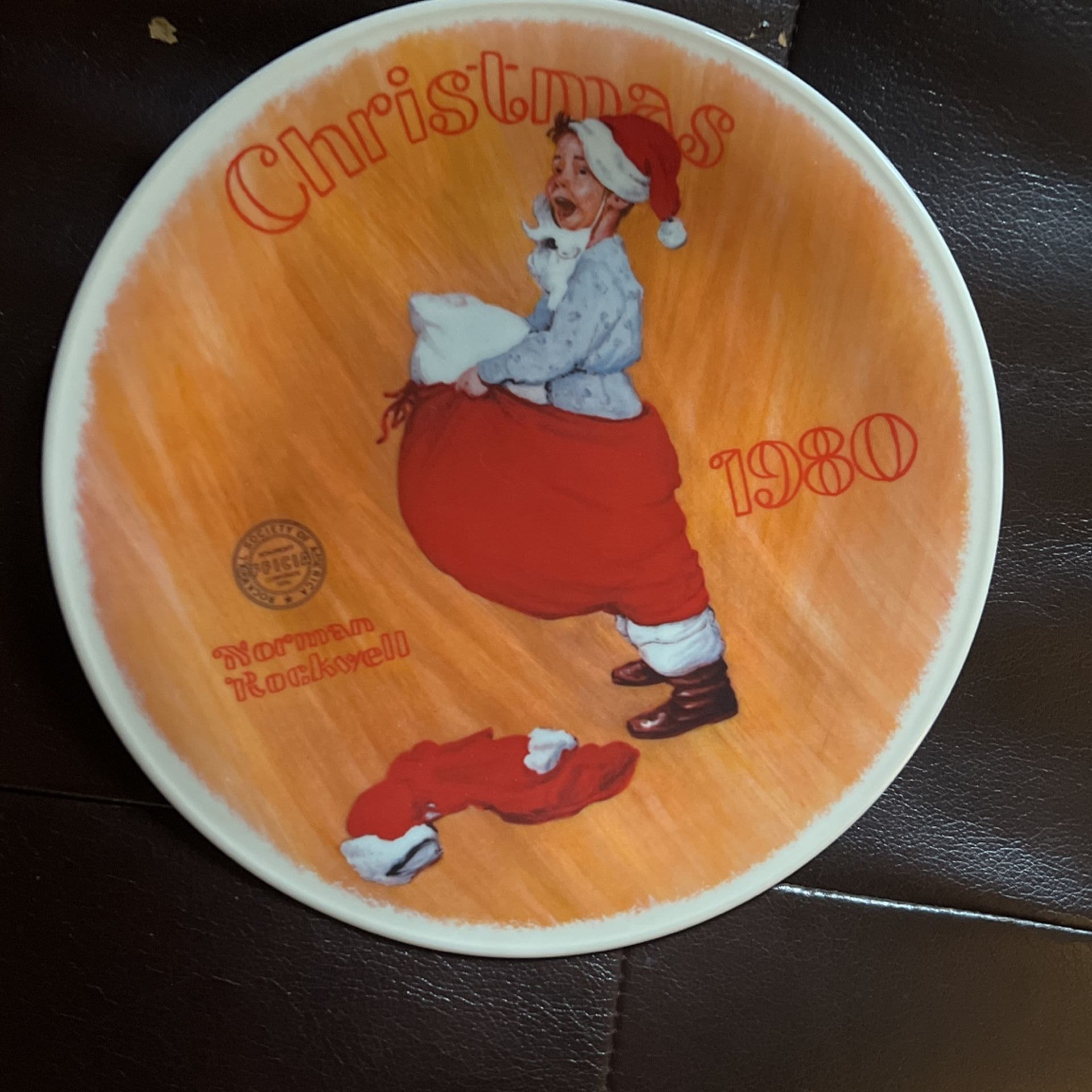 1980 Rockwell Classic Plate “Scotty Plays Santa”