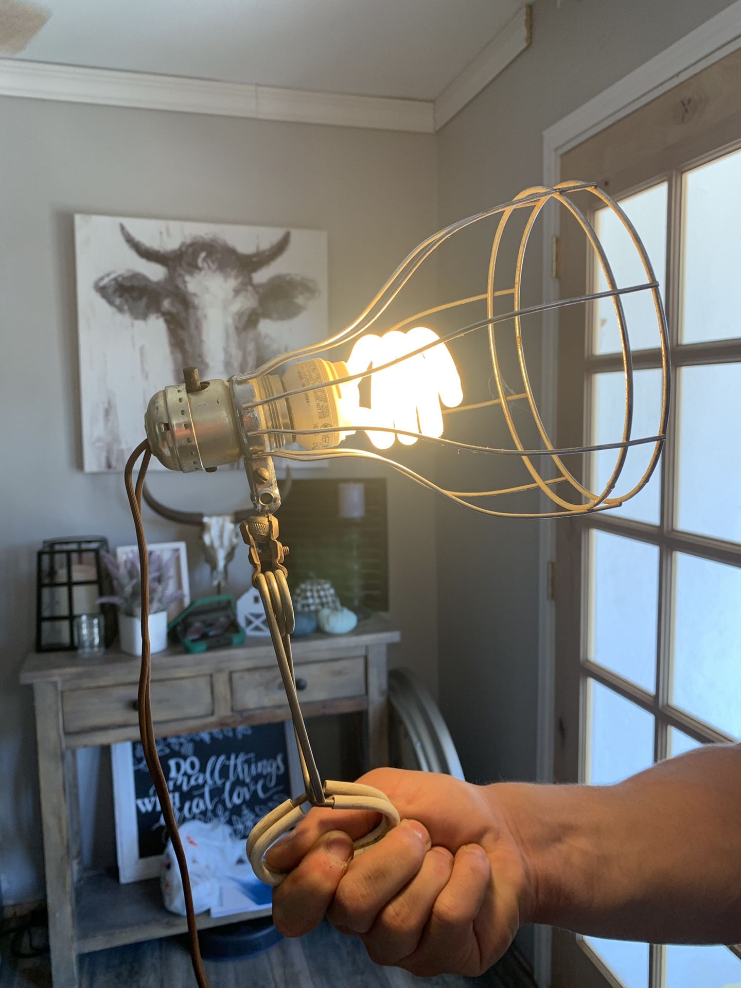 Rustic Desk Lamp