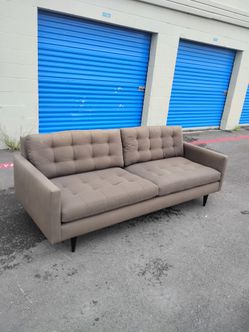Crate and Barrel Petrie sofa couch - delivery available