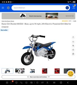 Razor Dirt Bike Rocket MX350