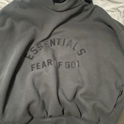black essentials hoodie 