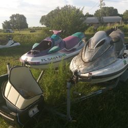 2 Jet skis And Trailor