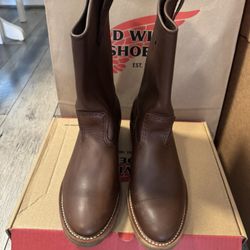 Red Wing Heritage 1155 Pecos Nailseat Mens 11” Soft Toe Pull-On Boot US 8.5