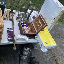 Swords,Trains,Electric Bikes, Vintage Hollywood Schwinn, Cadillac Hub Caps, 