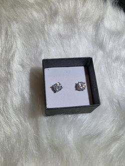 2 Carat Moissanite Silver Screwback Studs | Sparkle + Security