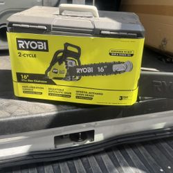 RYOBI chainsaw 16”