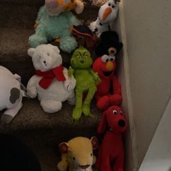 Tigger Olaf Elmo Clifford Plush 