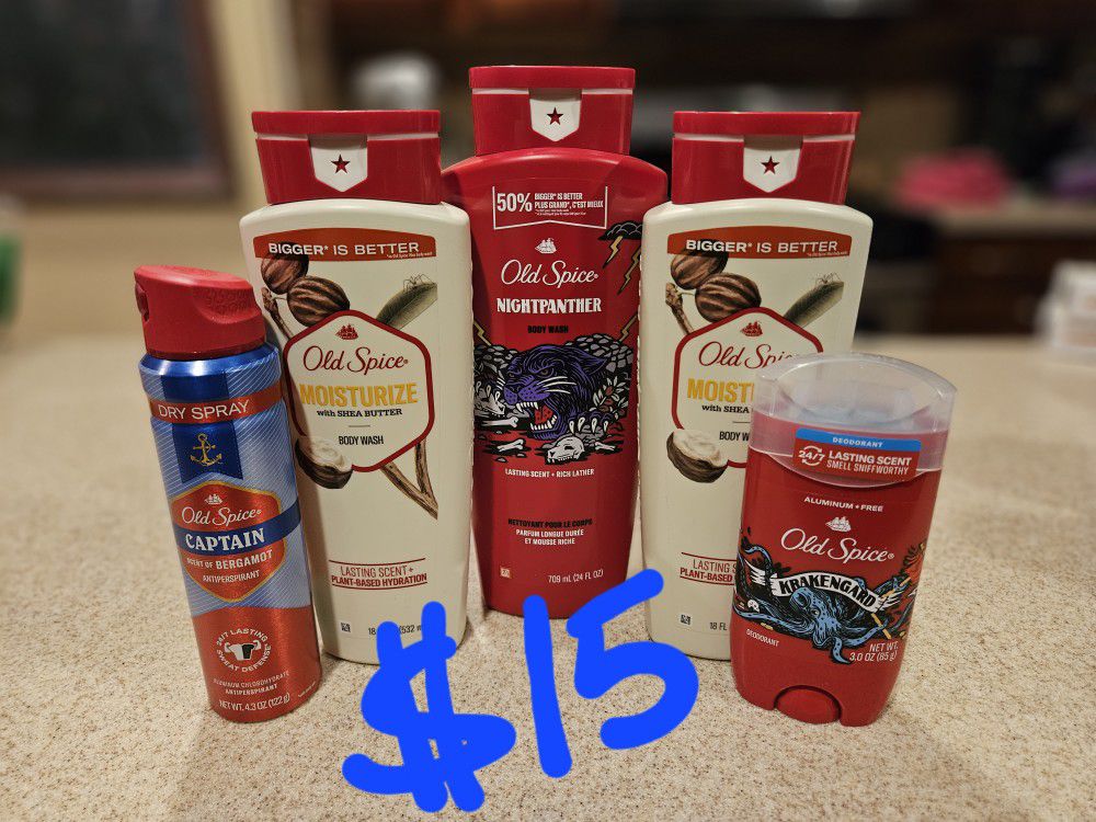 🔥 $15 Old Spice Bodywash Bundle 