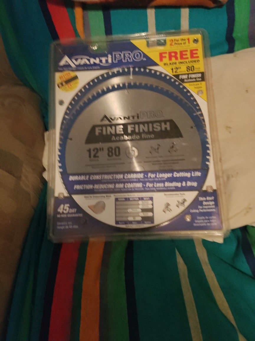 Saw Blades Avanti 80 Tooth New