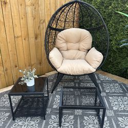 Brand New Rattan Relaxing Egg Chair