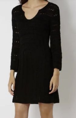 Karen Millen Dresses | Karen Millen Crochet Dress | Color: Black | Size: S