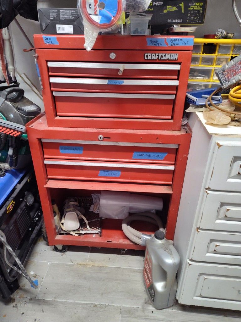 Two Piece Rolling Tool Box