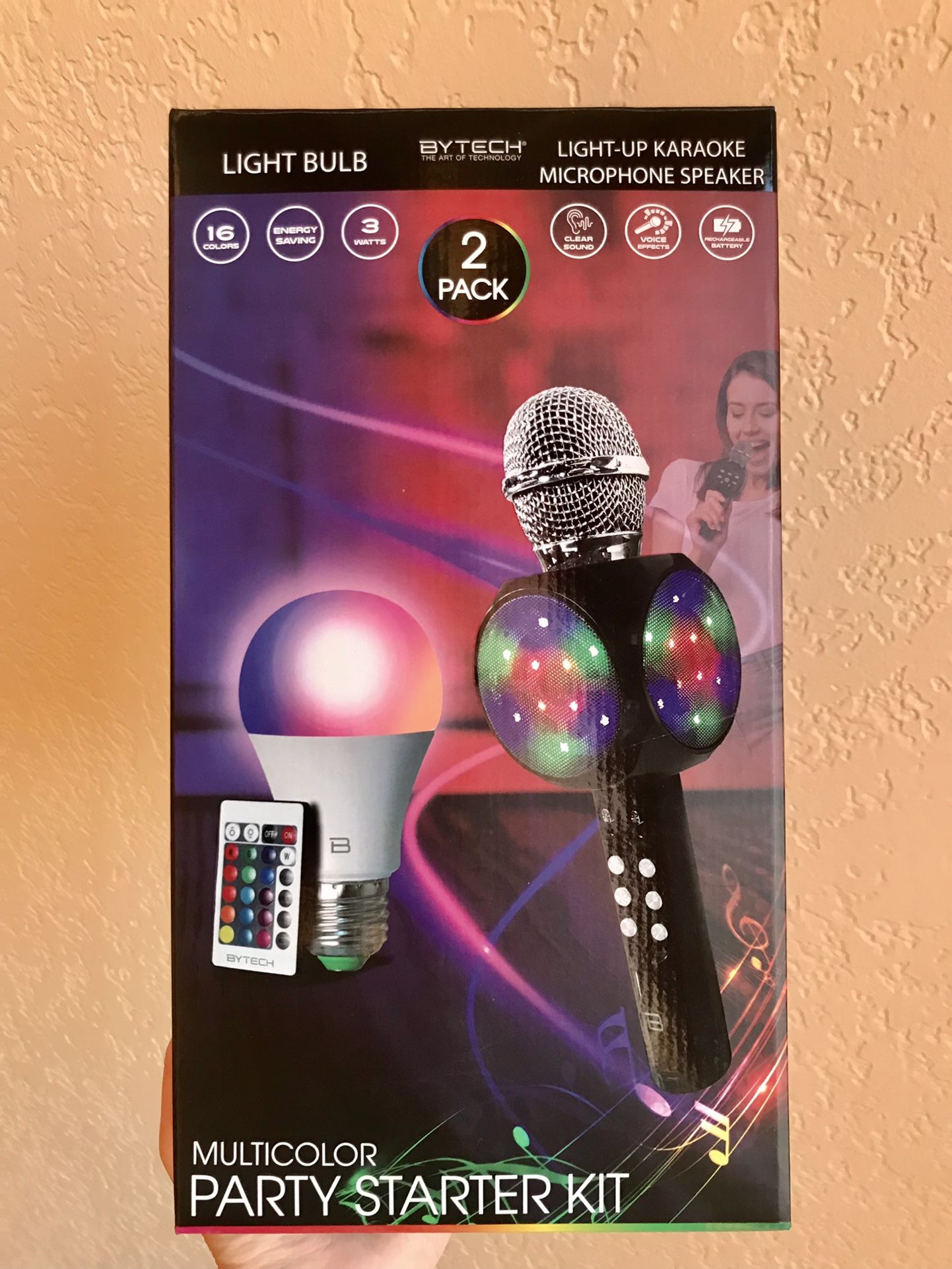 LED Microphone (Light-up Karaoke Microphone Speaker