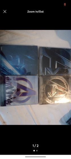 Avengers 4 Movie Steelbook Collection Blu Ray and 4k