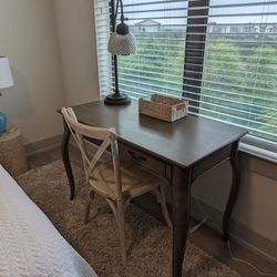 Beautiful Wood Desk and Chair