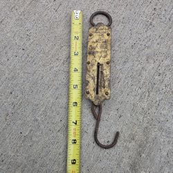 John Chatillon & Sons Brass Hanging Scale