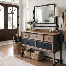 Oak Dresser, Vanity, Entry Hall Chest