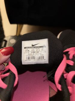 Hot Pink and Black Nikes