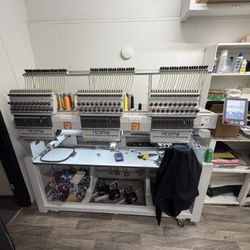 Ricoma MT-2003 3 Head Embroidery Machine Three Heads Commercial Embroidery Machine