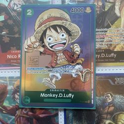 Monkey D Luffy 1st Year Anniversary One Piece Trading Card 