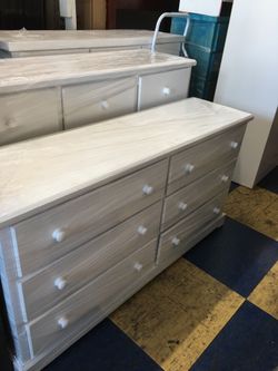 Dresser 6 Drawers In Any Color New Solid Wood