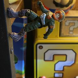 RARE Coleco 1986 Starcom Sgt. Champ O'Ryan With Visor Vintage Retro 3” (READ DESC)