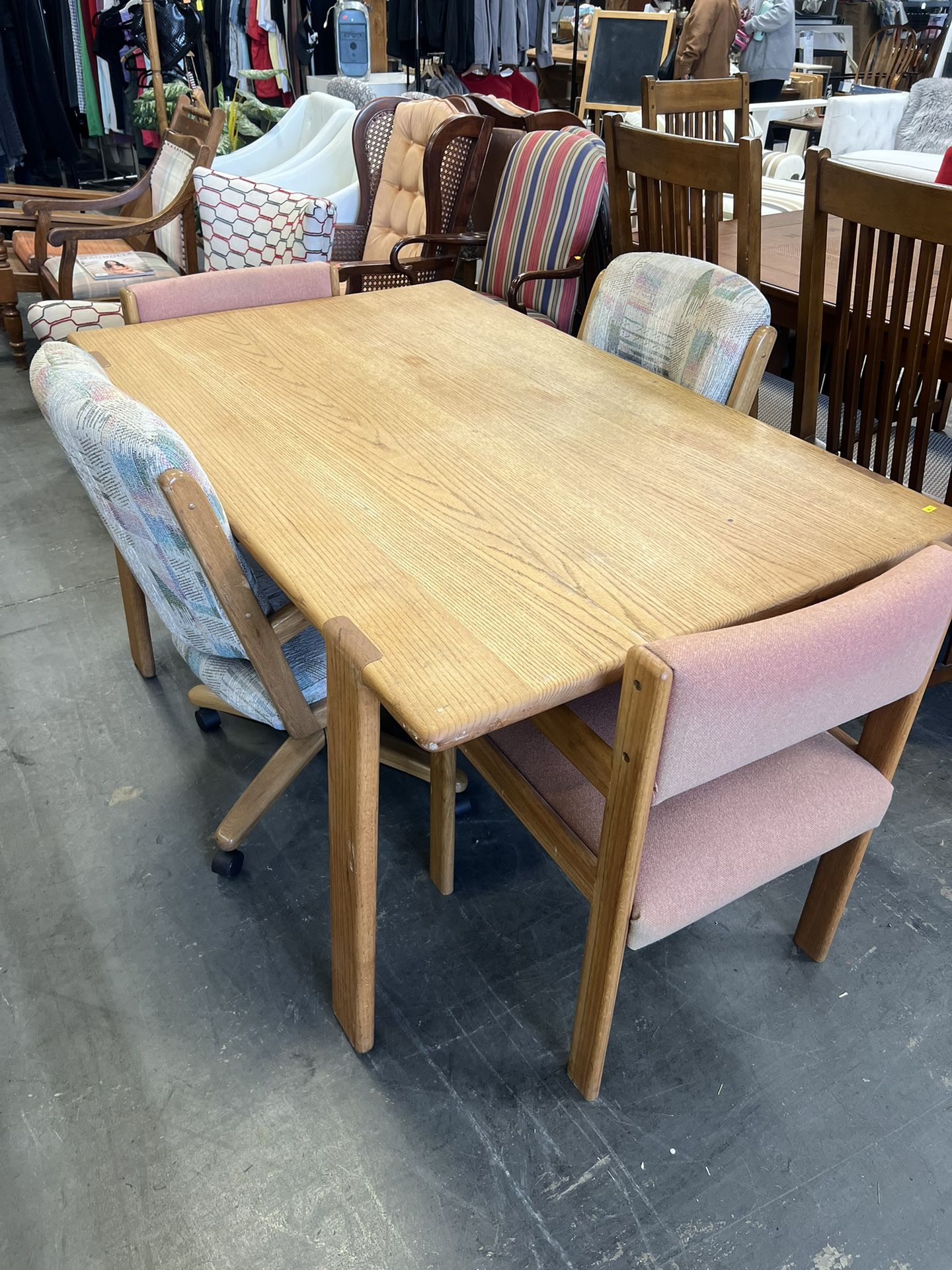 Vintage Dining Table and Chairs