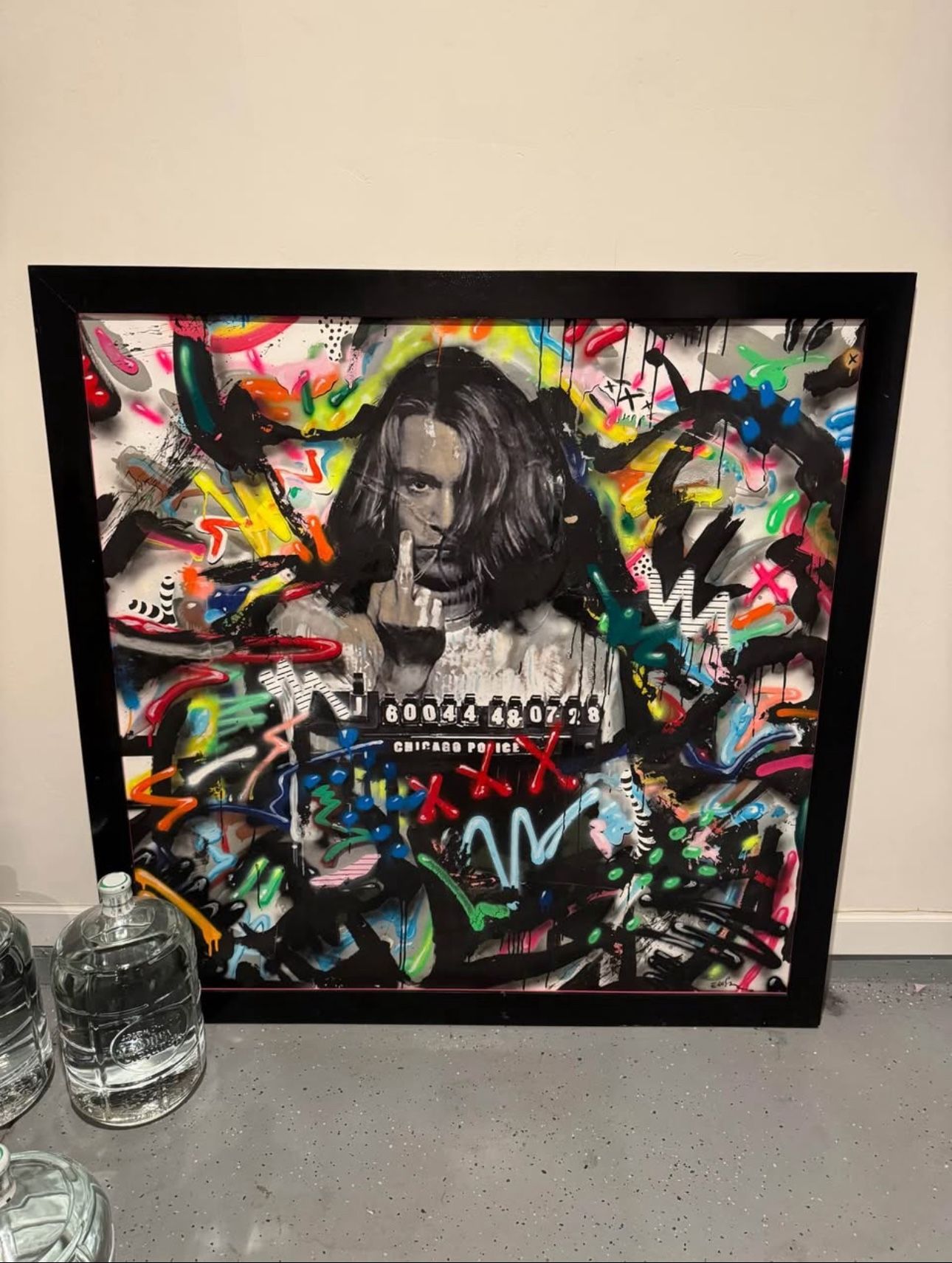 Johnny Depp painting