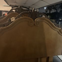 King bed Frame, Dresser And Mirror