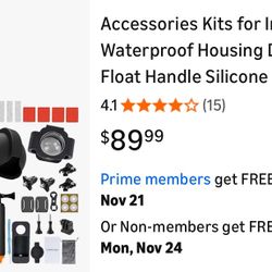 Insta 360x 3 accessories 