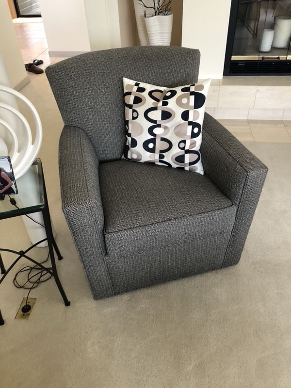 Turner Swivel Chairs And Ottomans Ethan Allen 8 Months Old For