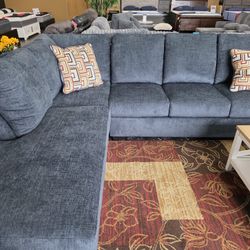 2pc Ashley Fabric Sectional 